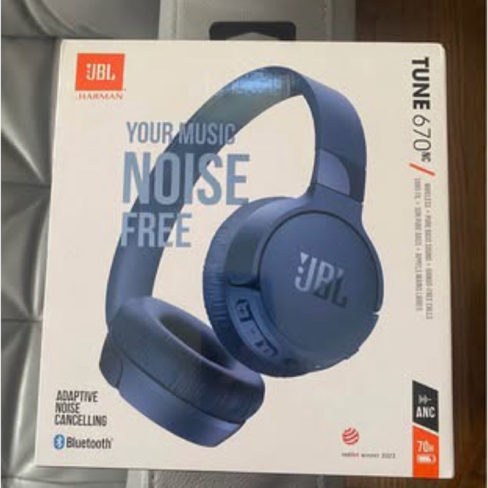 JBL Tune 670NC Headphones - Dark Blue